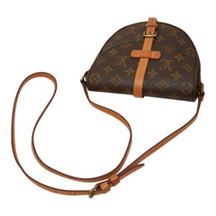 ルイ ヴィトン モノグラム シャンティPM 斜め掛け ショルダーバッグ M51234 ブラウン PVC レザー レディース LOUIS VUITTON 中古
