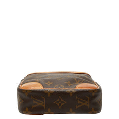 ルイ ヴィトン モノグラム ダヌーブ 斜め掛け ショルダーバッグ M45266 ブラウン PVC レザー レディース LOUIS VUITTON 中古