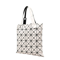 イッセイミヤケ BAO BAO ISSEY MIYAKE トートバッグ ライトピンクベージュ PVC メッシュ レディース ISSEY MIYAKE 中古