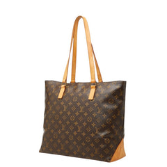 ルイ ヴィトン モノグラム カバメゾ トートバッグ ショルダーバッグ M51151 ブラウン PVC レザー レディース LOUIS VUITTON 中古