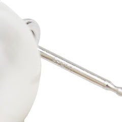 Pt900 プラチナ 白蝶真珠 白蝶真珠11.2mm スタッドピアス ピアス レディース 中古