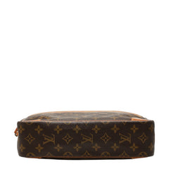 ルイ ヴィトン モノグラム トロカデロ27 斜め掛け ショルダーバッグ M51274 ブラウン PVC レザー レディース LOUIS VUITTON 中古