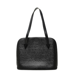 ルイ ヴィトン エピ リュサック トートバッグ ショルダーバッグ M52282 ノワール ブラック レザー レディース LOUIS VUITTON 中古