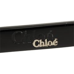 クロエ オーバル サングラス アイウェア ブラック アセテート レディース Chloe 中古