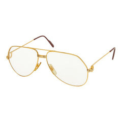 カルティエ ティアドロップ サングラス ゴールド メッキ レディース CARTIER 中古