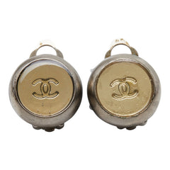 シャネル ココマーク ヴィンテージ イヤリング 99A シルバー ゴールド メタル レディース CHANEL 中古