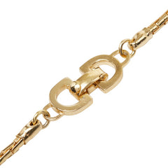 ディオール ロング チェーン ネックレス ゴールド メッキ レディース Dior 中古