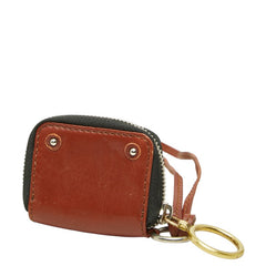 クロエ コインケース 小銭入れ ブラウン レザー レディース Chloe 中古