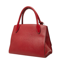 プラダ モノクローム ハンドバッグ ショルダーバッグ 2WAY 1BA156 レッド レザー レディース PRADA 中古