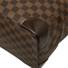 ルイ ヴィトン ダミエ エベヌ ハムステッドMM ハンドバッグ トートバッグ N51204 ブラウン PVC レザー レディース LOUIS VUITTON 中古