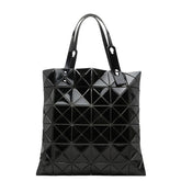 イッセイミヤケ バオバオ メッシュ トートバッグ ショルダーバッグ ブラック PVC レディース ISSEY MIYAKE 中古