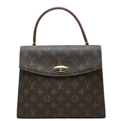 ルイ ヴィトン モノグラム マルゼルブ ハンドバッグ M51379 ブラウン PVC レザー レディース LOUIS VUITTON 中古