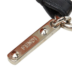 フェンディ ポンポン フルーツ パイナップル チャーム バッグチャーム キーホルダー グリーン オレンジ ファー レザー レディース FENDI 中古