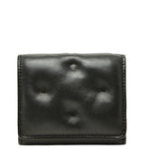 マルタンマルジェラ メゾンマルジェラ グラムスラム 三つ折り財布 ブラック レザー レディース MARTIN MARGIELA 中古