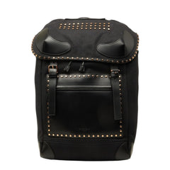 ジバンシー ライダー スタッズ リュック バックパック ブラック キャンバス レザー メンズ Givenchy 中古