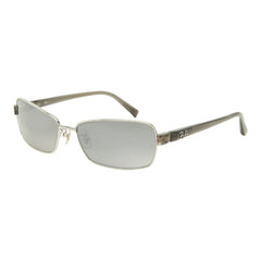 レイバン ロゴ スクエア型 サングラス RB3463 ブラック シルバー プラスチック メタル メンズ Ray-Ban 中古