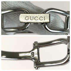 グッチ バングルウォッチ 腕時計 1500L クオーツ ブラック文字盤 ステンレススチール レディース GUCCI 中古