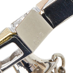 ダイヤモンド Pt900 プラチナ K18PG/K18PG ダイヤ0.10ct タイタック タイピン メンズ 中古