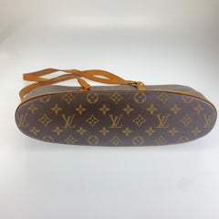 ルイ ヴィトン モノグラム バビロン トートバッグ ショルダーバッグ M51102 ブラウン ゴールド PVC レザー レディース LOUIS VUITTON 中古