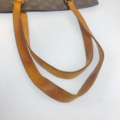 ルイ ヴィトン モノグラム バビロン トートバッグ ショルダーバッグ M51102 ブラウン ゴールド PVC レザー レディース LOUIS VUITTON 中古