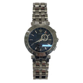 ヴェルサーチェ メデューサ V-RACE GMT ALARM 腕時計 29G99D009S099 クオーツ ステンレススチール メンズ VERSACE 中古