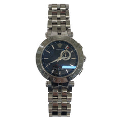 ヴェルサーチェ メデューサ V-RACE GMT ALARM 腕時計 29G99D009S099 クオーツ ステンレススチール メンズ VERSACE 中古