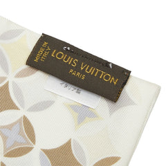ルイ ヴィトン バンドー スカーフ ホワイト マルチカラー シルク レディース LOUIS VUITTON 中古