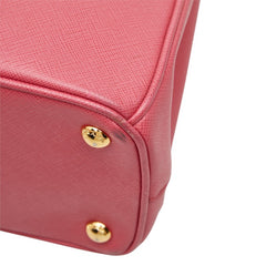 プラダ 三角ロゴプレート ガレリア ハンドバッグ ショルダーバッグ 2WAY BN2863 ピンク サフィアーノレザー レディース PRADA 中古