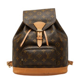 ルイ ヴィトン モノグラム モンスリMM リュック バックパック M51136 ブラウン PVC レザー レディース LOUIS VUITTON 中古