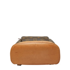 ルイ ヴィトン モノグラム モンスリMM リュック バックパック M51136 ブラウン PVC レザー レディース LOUIS VUITTON 中古