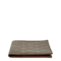ルイ ヴィトン モノグラム クーベルテュール パスポール パスポートケース M60178 ブラウン PVC レザー レディース LOUIS VUITTON 中古