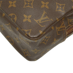 ルイ ヴィトン モノグラム トゥルース トワレット 28 セカンドバッグ クラッチバッグ M47522 ブラウン PVC レディース LOUIS VUITTON 中古