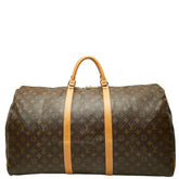 ルイ ヴィトン モノグラム キーポル60 ボストンバッグ トラベルバッグ M41422 ブラウン PVC レザー レディース LOUIS VUITTON 中古