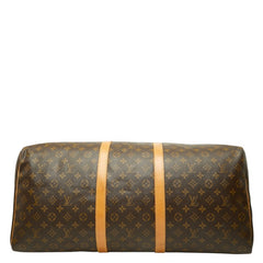 ルイ ヴィトン モノグラム キーポル60 ボストンバッグ トラベルバッグ M41422 ブラウン PVC レザー レディース LOUIS VUITTON 中古