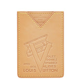 ルイ ヴィトン ポルトカルト トランク カードケース M62363 ベージュ レザー レディース LOUIS VUITTON 中古