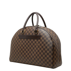 ルイ ヴィトン ダミエ ノリータ24 ボストンバッグ N41454 ブラウン PVC レザー レディース LOUIS VUITTON 中古