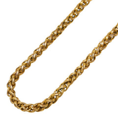 シャネル ココマーク ヴィンテージ チェーン ネックレス 95A ゴールド メッキ レディース CHANEL 中古