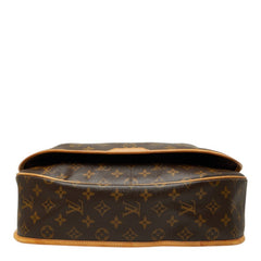 ルイ ヴィトン モノグラム メニルモンタンMM 斜めがけ ショルダーバッグ M40473 ブラウン PVC レザー レディース LOUIS VUITTON 中古