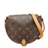 ルイ ヴィトン モノグラム タンブラン 斜め掛け ショルダーバック M51179 ブラウン PVC レザー レディース LOUIS VUITTON 中古