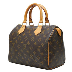 ルイ ヴィトン モノグラム スピーディ25 ミニボストンバッグ ハンドバッグ M41528 ブラウン PVC レザー レディース LOUIS VUITTON 中古