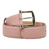 グッチ マイクログッチシマ ベルト サイズ75/30 281548 ピンク レザー レディース GUCCI 中古