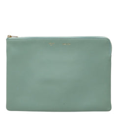 セリーヌ クラッチバッグ ポーチ 104003A9Q セラドン グリーン系 ラムスキン レディース CELINE 中古