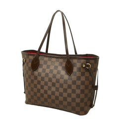 ルイ ヴィトン ダミエ エベヌ ネヴァーフルPM トートバッグ ハンドバッグ N40600 ブラウン PVC レザー レディース LOUIS VUITTON 中古