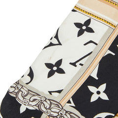 ルイ ヴィトン バンドー モノグラム コンフィデンシャル スカーフ M78656 ブラック マルチカラー シルク レディース LOUIS VUITTON 中古