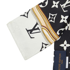 ルイ ヴィトン バンドー モノグラム コンフィデンシャル スカーフ M78656 ブラック マルチカラー シルク レディース LOUIS VUITTON 中古