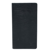 ルイ ヴィトン エピ ポルトカルトクレディ 長財布 ウォレット M63212 ノワール ブラック レザー メンズ LOUIS VUITTON 中古