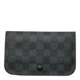 ルイ ヴィトン ダミエ グラフィット サンチュール ポシェットオム ポーチ M6837U ブラック PVC レザー メンズ LOUIS VUITTON 中古