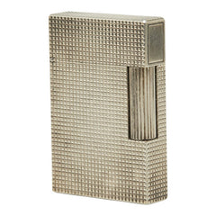 デュポン ギャッツビー ガスライター ダイヤカット 喫煙具 ローラー式 着火未確認 シルバー レディース Dupont 中古