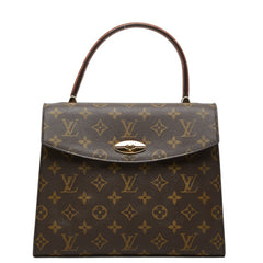 ルイ ヴィトン モノグラム マルゼルブ ハンドバッグ M51379 ブラウン PVC レザー レディース LOUIS VUITTON 中古