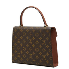 ルイ ヴィトン モノグラム マルゼルブ ハンドバッグ M51379 ブラウン PVC レザー レディース LOUIS VUITTON 中古